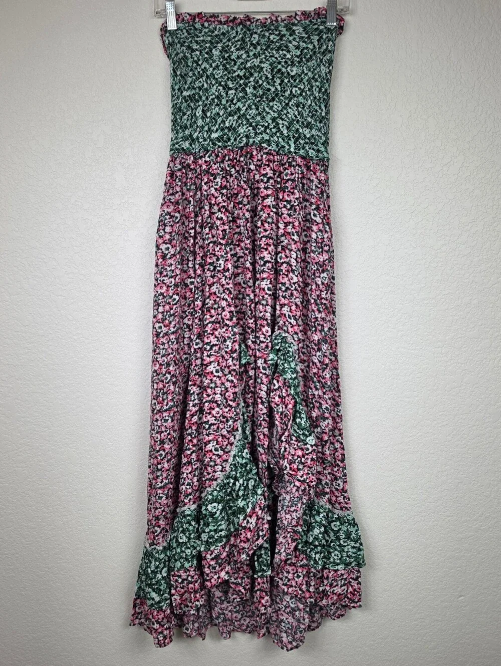 NWT $128 Free People Medium Asymmetrical Backless Dress